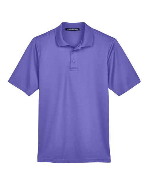 Men's CrownLux Performance® Plaited Polo - Grape Front