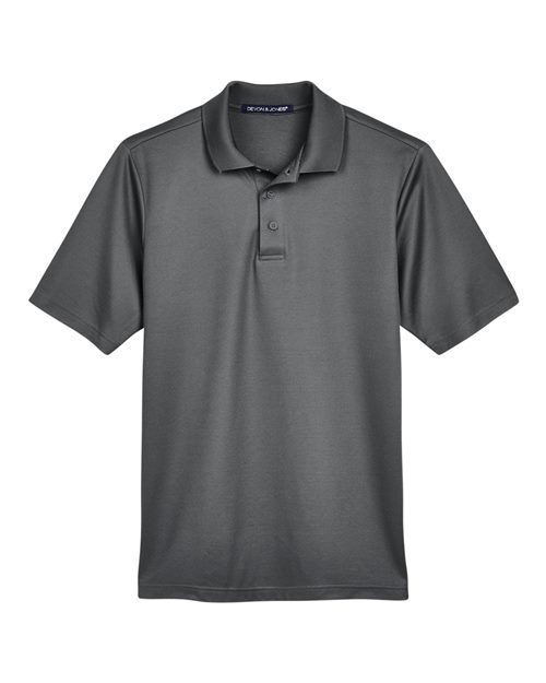 Men's CrownLux Performance® Plaited Polo - Graphite Front