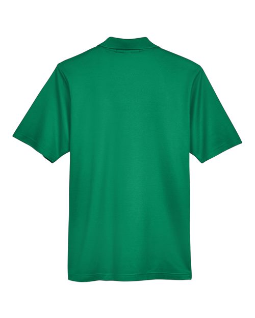 Men's CrownLux Performance® Plaited Polo - Kelly Green Back