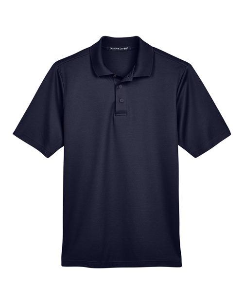 Men's CrownLux Performance® Plaited Polo - Navy Front
