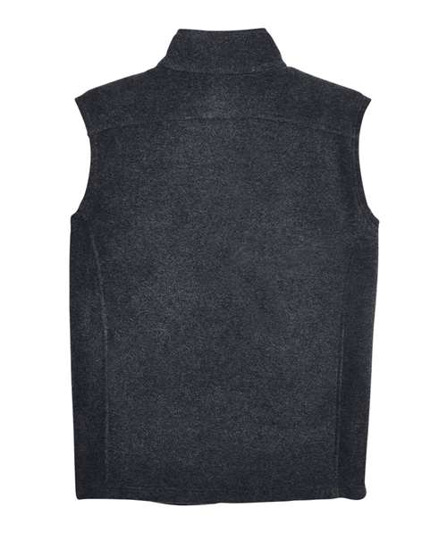 Men's Journey Fleece Vest - Heather Charcoal Back