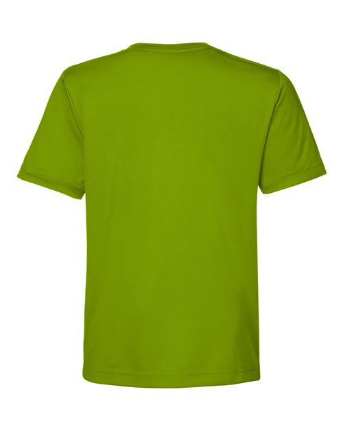 Youth Capital Performance T-Shirt - Acid Green Back