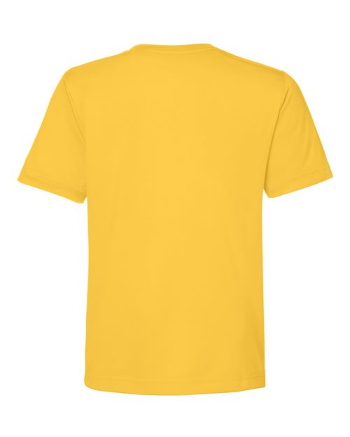 Youth Capital Performance T-Shirt - Campus Gold Back