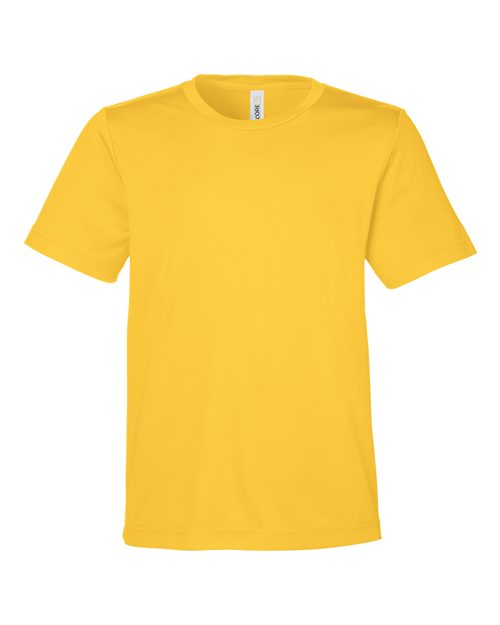 Youth Capital Performance T-Shirt - Campus Gold Front