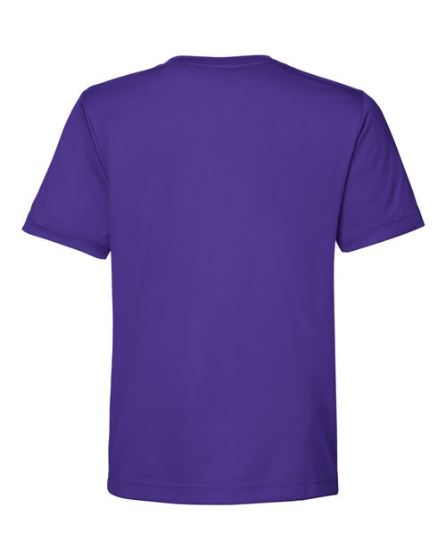 Youth Capital Performance T-Shirt - Campus Purple Back