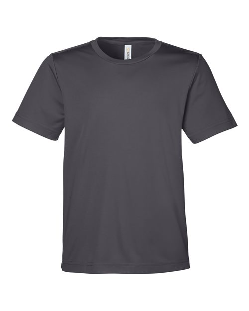 Youth Capital Performance T-Shirt - Carbon Front