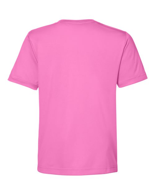 Youth Capital Performance T-Shirt - Charity Pink Back