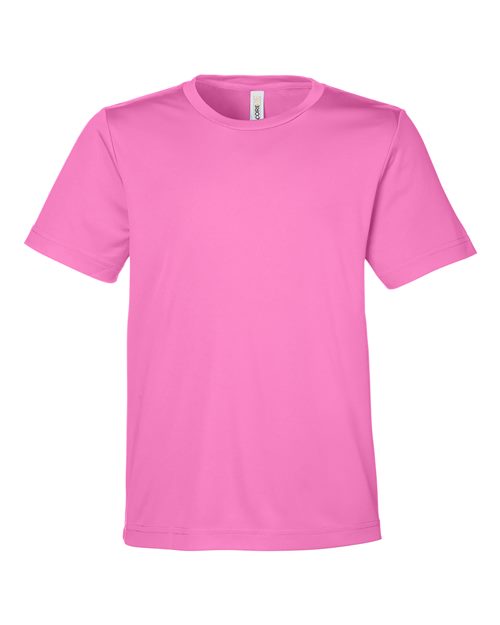 Youth Capital Performance T-Shirt - Charity Pink Front