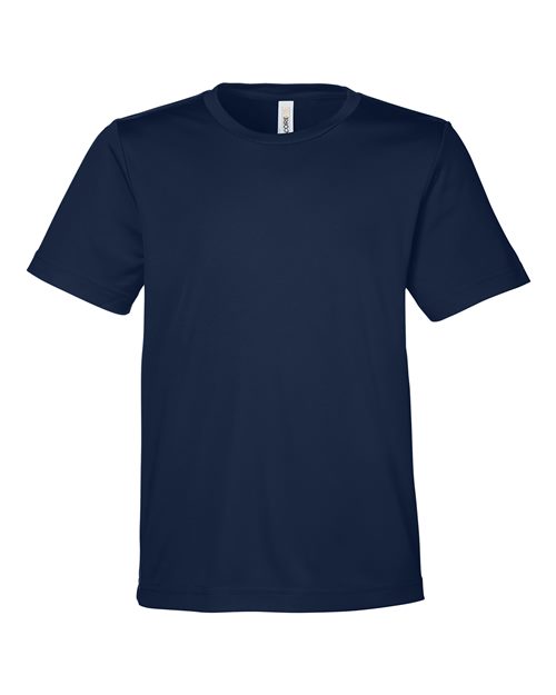 Youth Capital Performance T-Shirt - Classic Navy Front