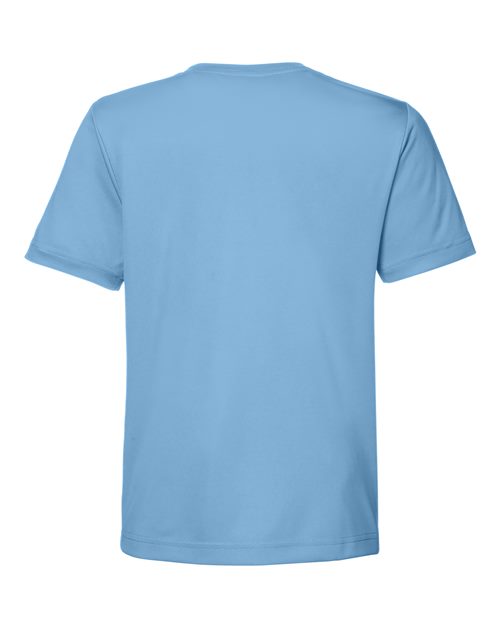 Youth Capital Performance T-Shirt - Columbia Blue Back