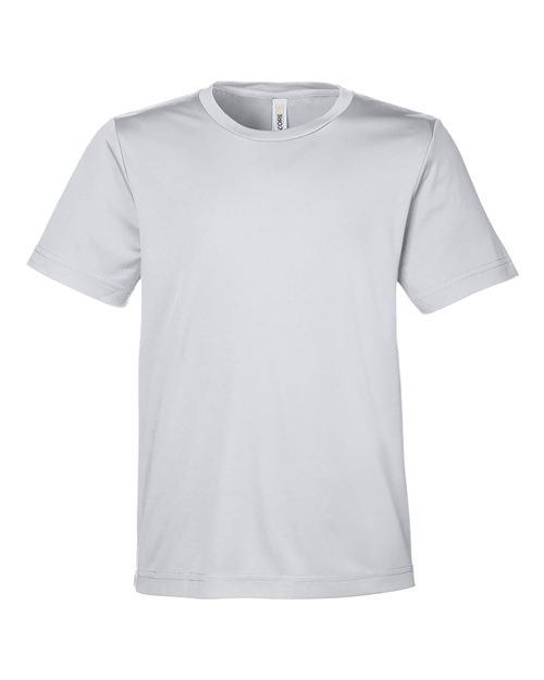 Youth Capital Performance T-Shirt - Platinum Front