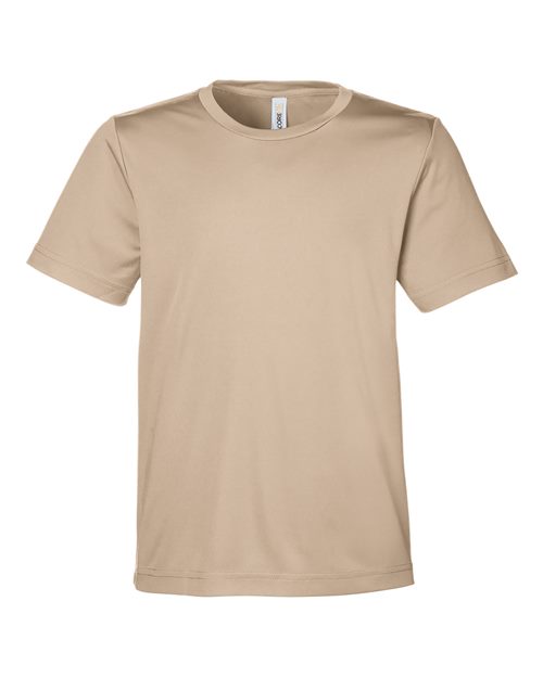 Youth Capital Performance T-Shirt - Stone Front