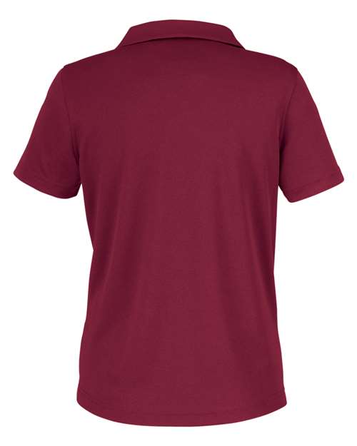 Women's Market Snag Protect Mesh Polo - Burgundy Back
