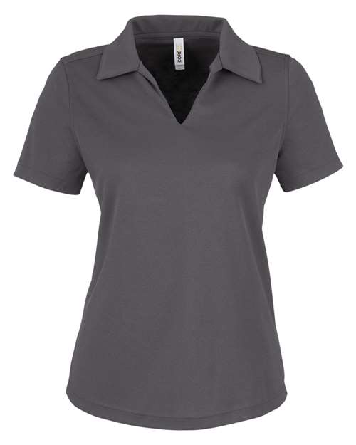 Women's Market Snag Protect Mesh Polo - Carbon Front
