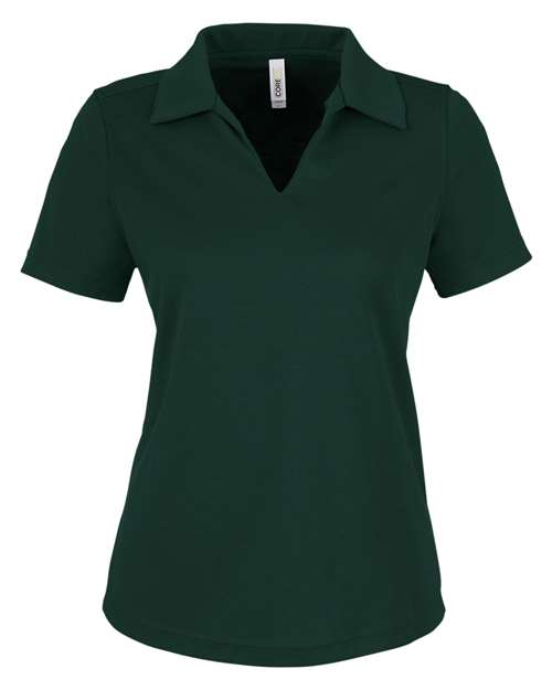 Women's Market Snag Protect Mesh Polo - Forest Front