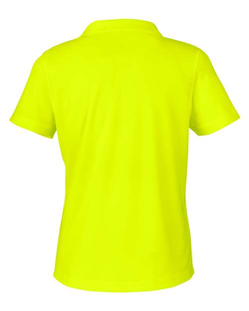 Women's Market Snag Protect Mesh Polo - Safety Yellow Back