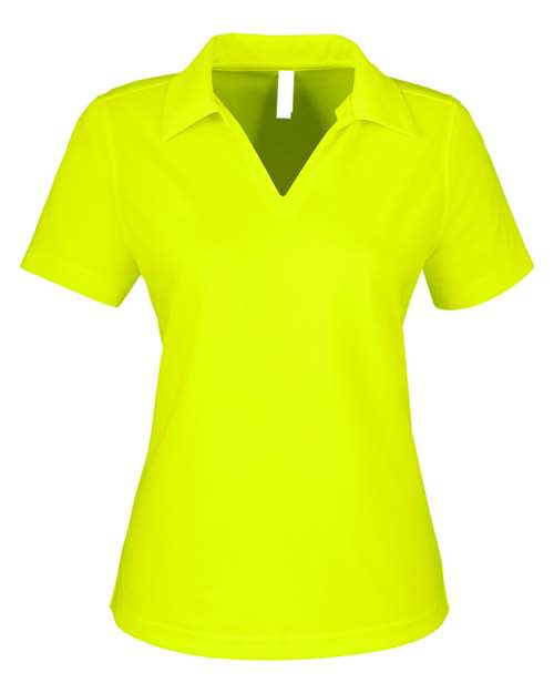 Women's Market Snag Protect Mesh Polo - Safety Yellow Front