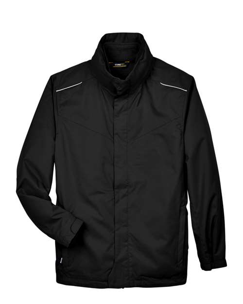 Men's Region 3-in-1 Jacket with Fleece Liner - Black Front