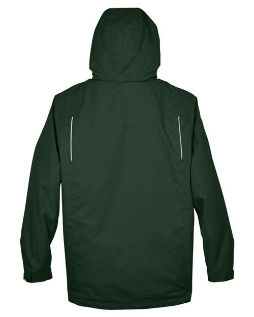 Men's Region 3-in-1 Jacket with Fleece Liner - Forest Back