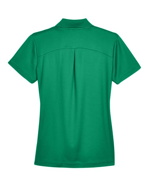 Women's CrownLux Performance® Plaited Polo - Kelly Green Back