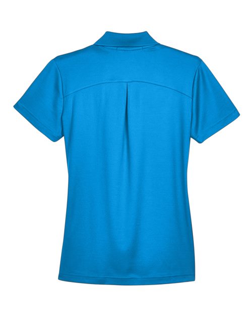 Women's CrownLux Performance® Plaited Polo - Ocean Blue Back