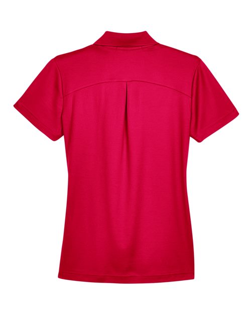 Women's CrownLux Performance® Plaited Polo - Red Back