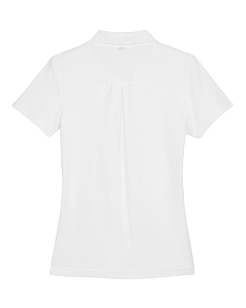 Women's CrownLux Performance® Plaited Polo - White Back