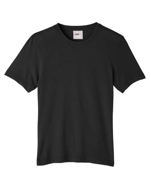 Youth Fusion ChromaSoft™ Performance T-Shirt - Black Front