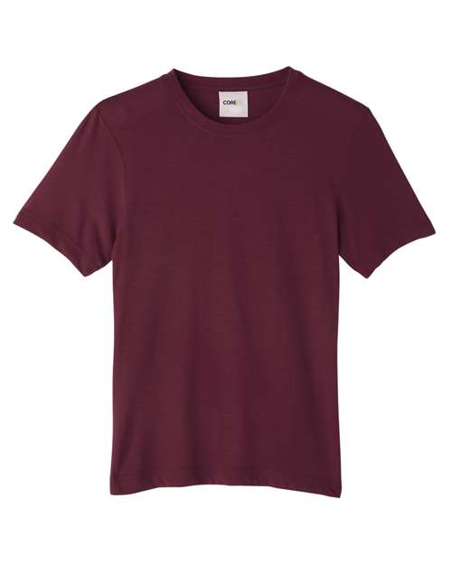 Youth Fusion ChromaSoft™ Performance T-Shirt - Burgundy Front