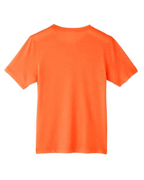 Youth Fusion ChromaSoft™ Performance T-Shirt - Campus Orange Back