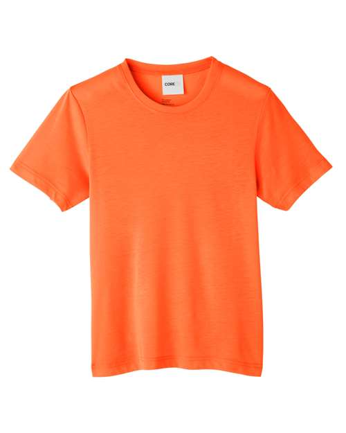 Youth Fusion ChromaSoft™ Performance T-Shirt - Campus Orange Front