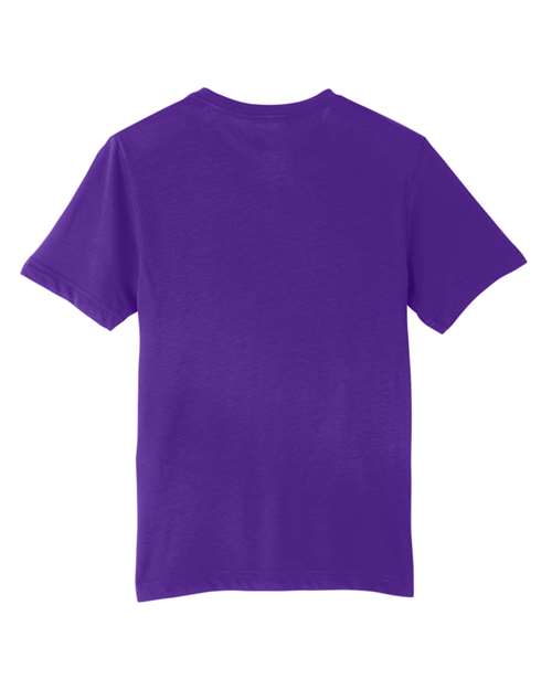 Youth Fusion ChromaSoft™ Performance T-Shirt - Campus Purple Back
