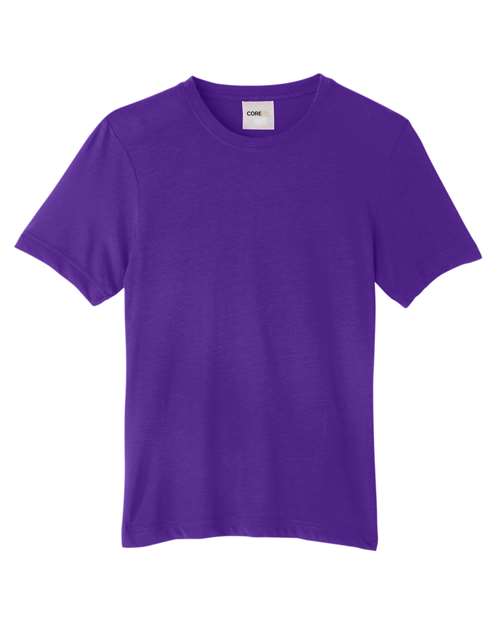 Youth Fusion ChromaSoft™ Performance T-Shirt - Campus Purple Front