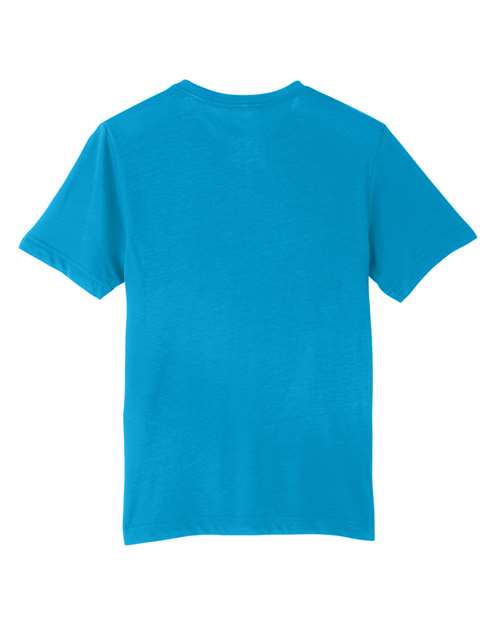 Youth Fusion ChromaSoft™ Performance T-Shirt - Electric Blue Back