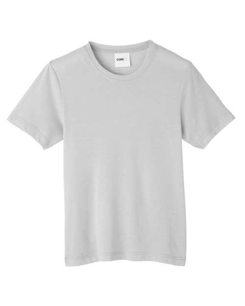 Youth Fusion ChromaSoft™ Performance T-Shirt - Platinum Front