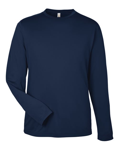 Unisex Capital Long Sleeve Performance T-Shirt - Classic Navy Front