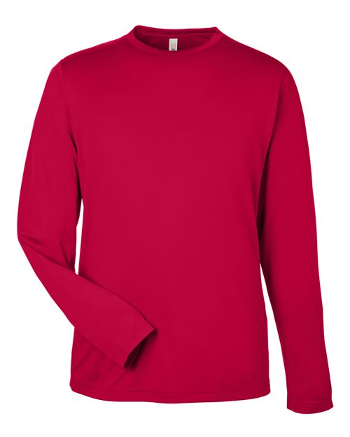 Unisex Capital Long Sleeve Performance T-Shirt - Classic Red Front