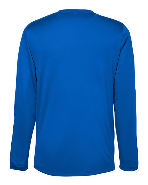 Unisex Capital Long Sleeve Performance T-Shirt - True Royal Back