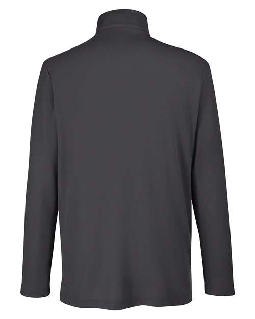 Men's Fusion ChromaSoft™ Pique Quarter-Zip Pullover - Carbon Back