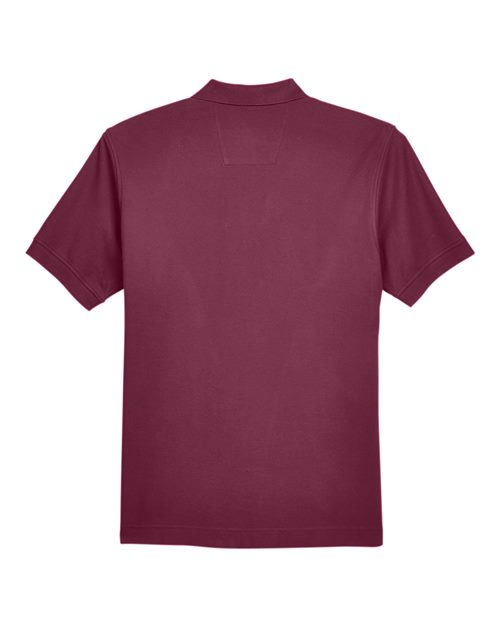 Men's Pima Piqué Polo - Burgundy Back