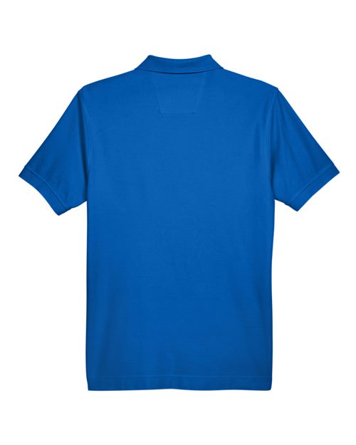 Men's Pima Piqué Polo - French Blue Back