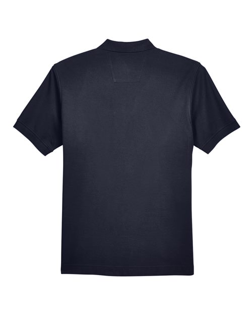 Men's Pima Piqué Polo - Navy Back