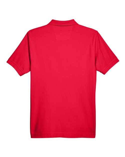 Men's Pima Piqué Polo - Red Back
