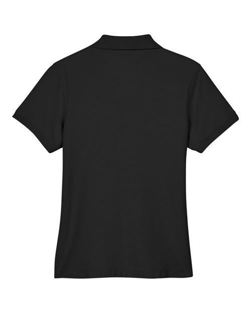 Women's Pima Piqué Polo - Black Back