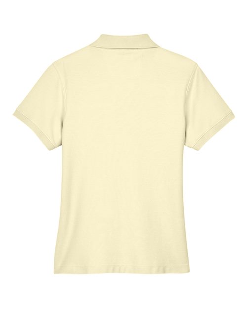 Women's Pima Piqué Polo - Transparent Yellow Back