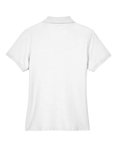 Women's Pima Piqué Polo - White Back