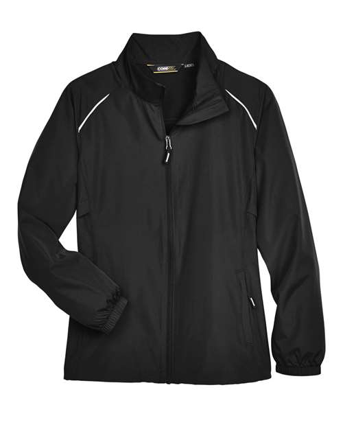 Women's Techno Lite Motivate Unlined Lightweight Jacket - Black Front