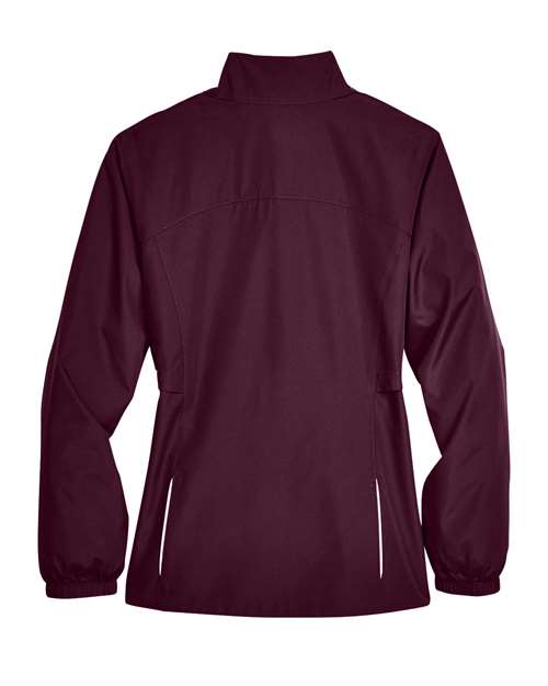 Women's Techno Lite Motivate Unlined Lightweight Jacket - Burgundy Back