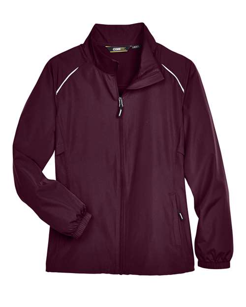 Women's Techno Lite Motivate Unlined Lightweight Jacket - Burgundy Front