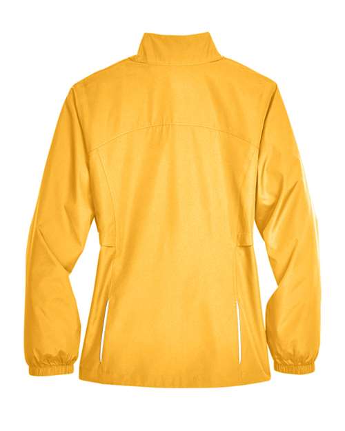 Women's Techno Lite Motivate Unlined Lightweight Jacket - Campus Gold Back